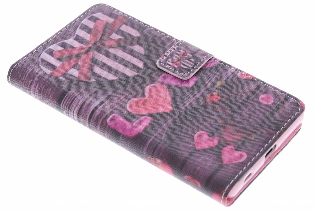 Image of Love met lint design TPU booktype hoes voor de Sony Xperia Z5