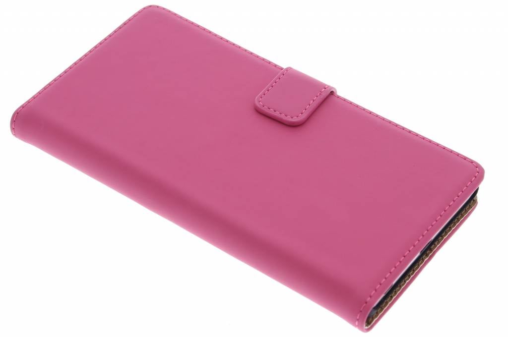 Image of Luxe Book Case voor de Sony Xperia Z5 Premium - Fuchsia