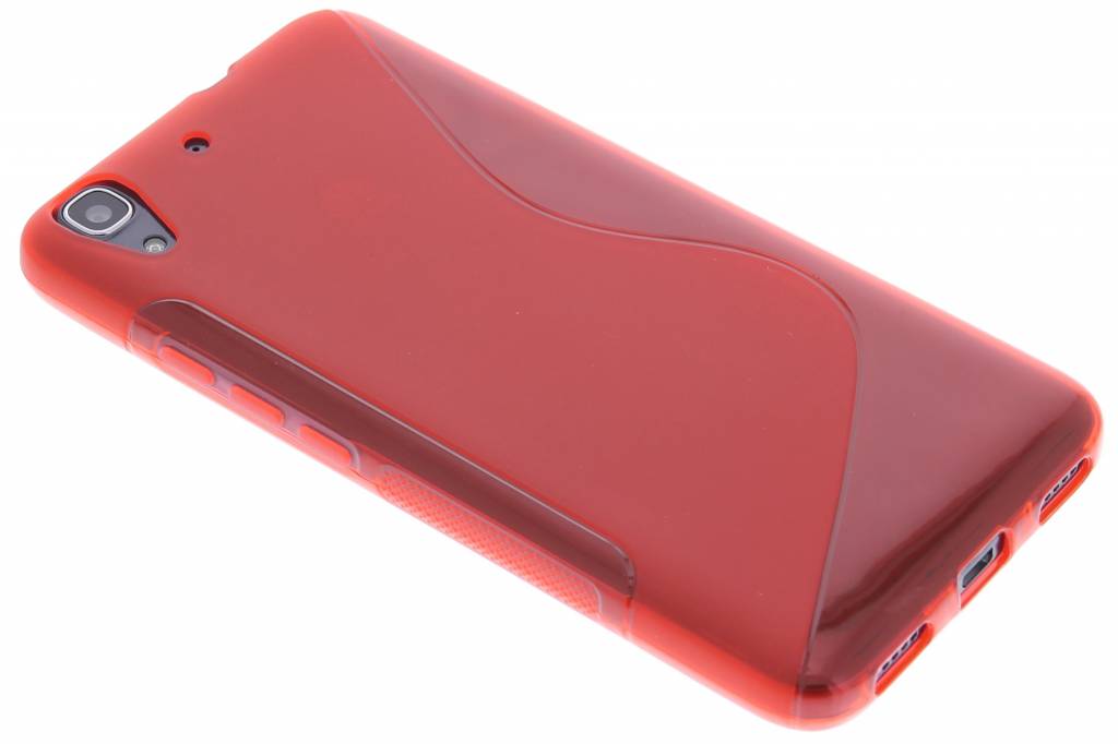 Image of Rood S-line TPU hoesje voor de Huawei Y6