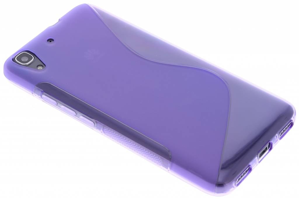 Image of Paars S-line TPU hoesje voor de Huawei Y6