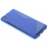 Blauw S-line TPU hoesje voor de Huawei Y6 Blauw S-line TPU hoesje voor de Huawei Y6