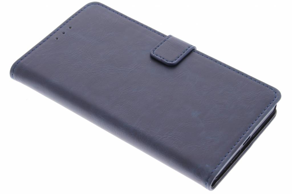 Image of Donkerblauwe luxe leder booktype hoes voor de Microsoft Lumia 950 XL