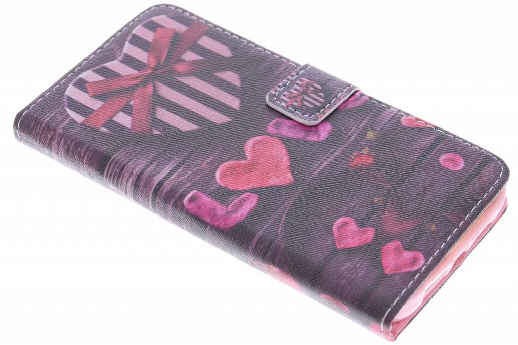 Image of Love design TPU booktype hoes voor de Huawei G8