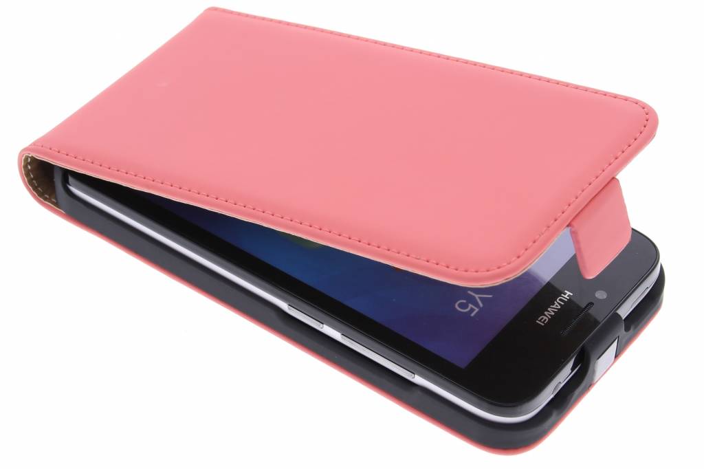 Image of Mobiparts Premium Flip Case Huawei Y5 Peach Pink