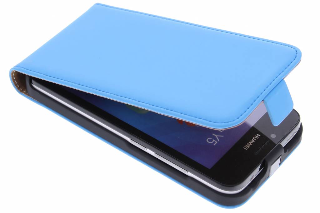 Image of Mobiparts Premium Flip Case Huawei Y5 Light Blue
