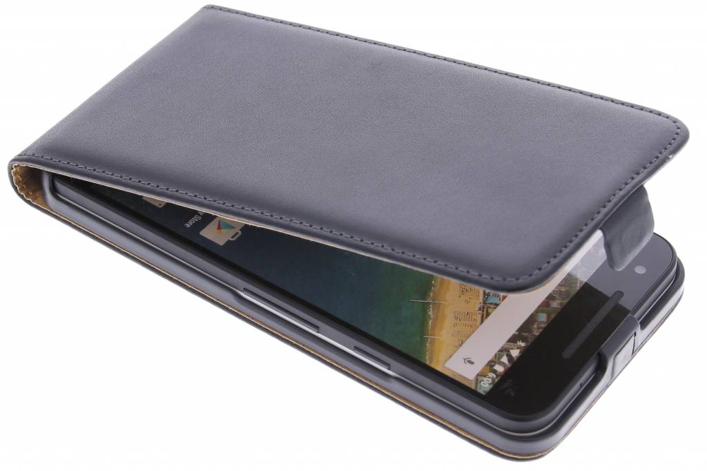 Image of Zwarte luxe flipcase voor de LG Nexus 5X