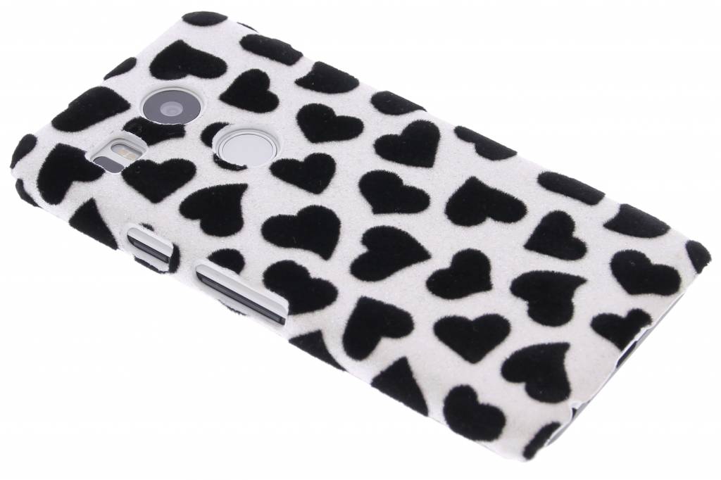 Image of Hartjes flock hardcase hoesje voor de LG Nexus 5X