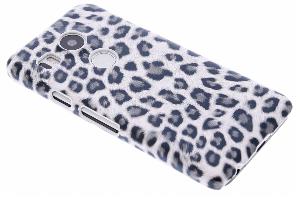 Image of Grijs luipaard design hardcase hoesje voor de LG Nexus 5X