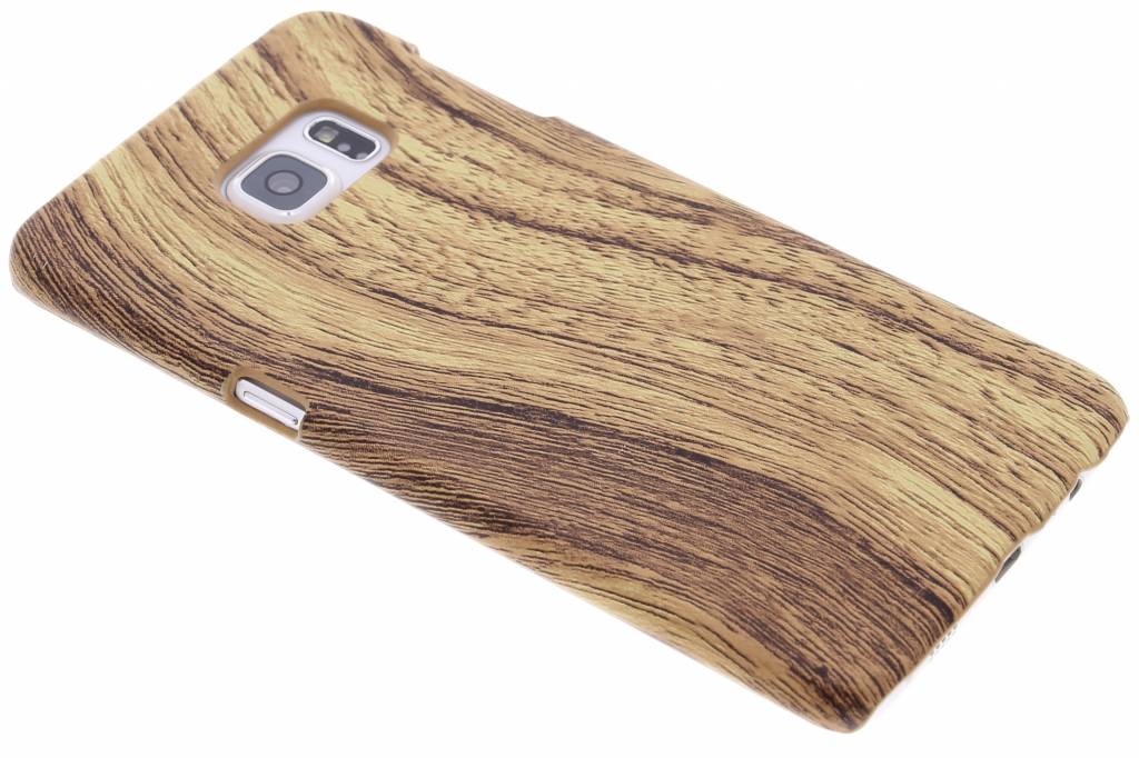 Image of Lichtbruin hout design hardcase hoesje voor de Samsung Galaxy S6 Edge Plus