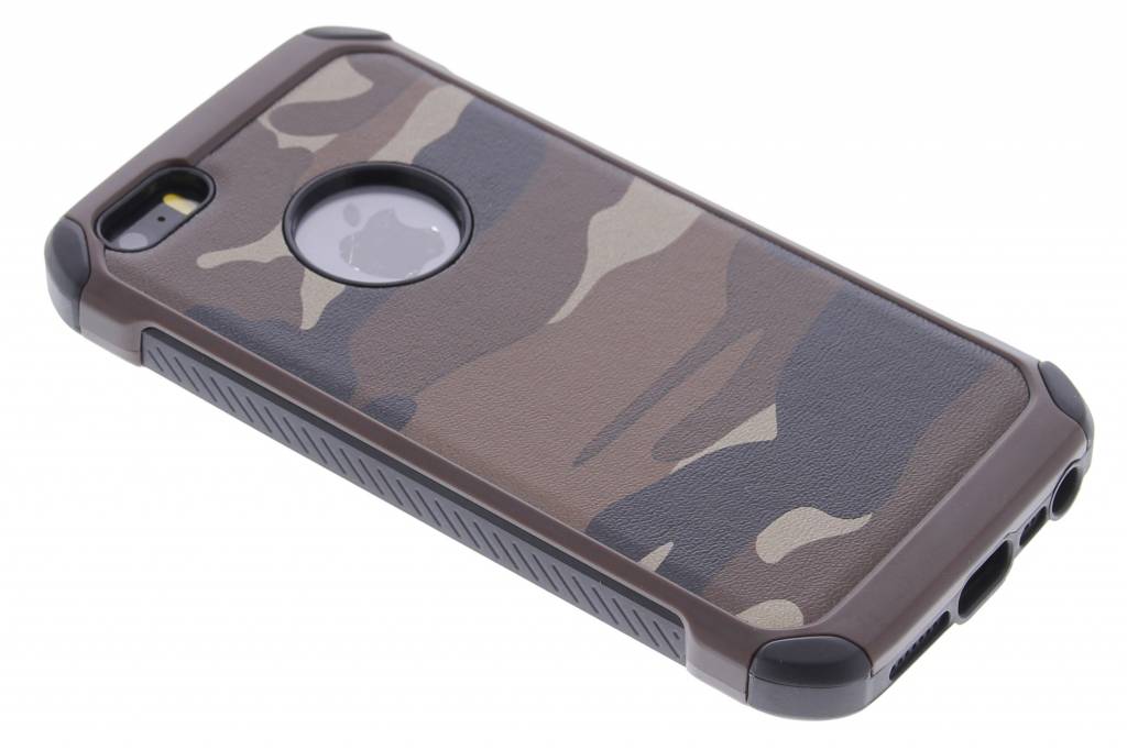 Image of Bruin army defender hardcase hoesje voor de iPhone 5 / 5s / SE