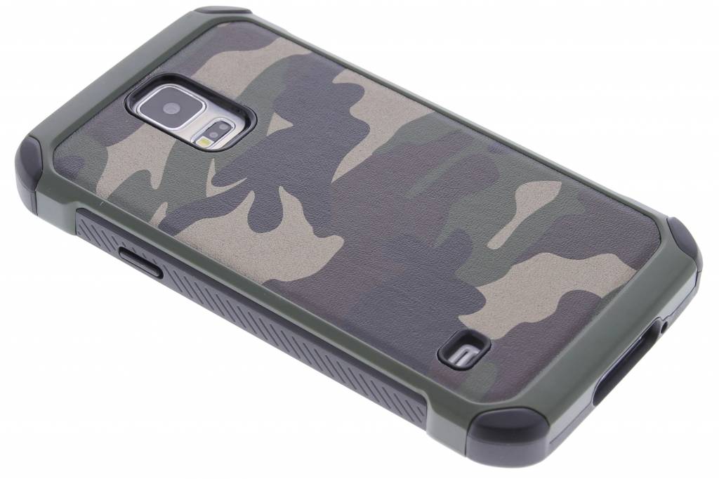 Image of Groen army defender hardcase hoesje voor de Samsung Galaxy S5 (Plus) / Neo