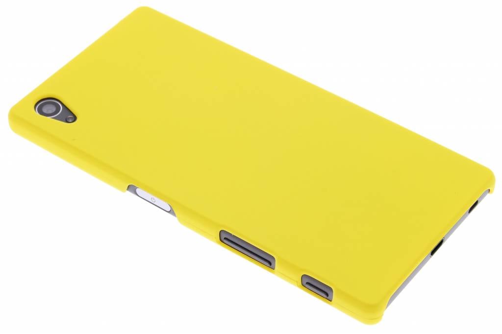 Image of Geel effen hardcase hoesje voor de Sony Xperia Z5