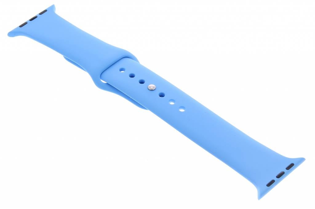Image of Blauwe flexibelen siliconen bandje voor de Apple Watch 38mm