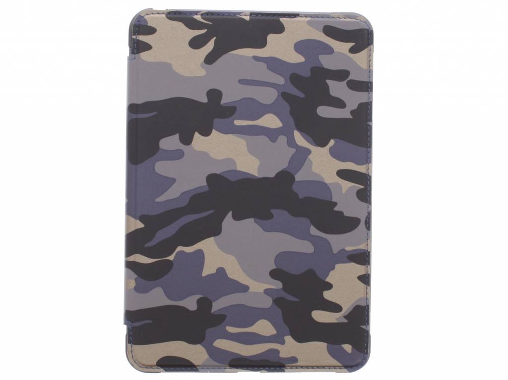 Image of Blauwe army defender booktype hoes voor de iPad Mini 4