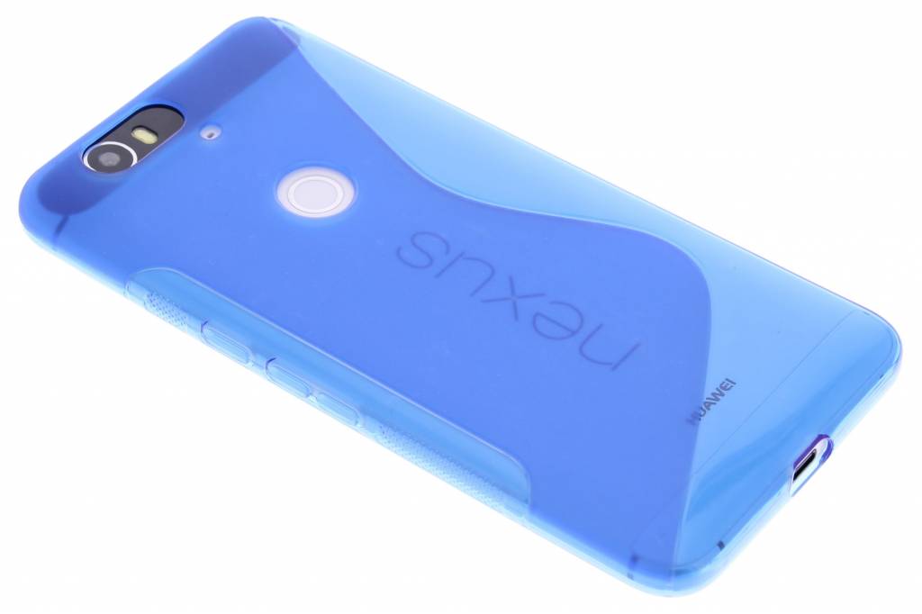 Image of Blauw S-line TPU hoesje voor de Huawei Nexus 6P