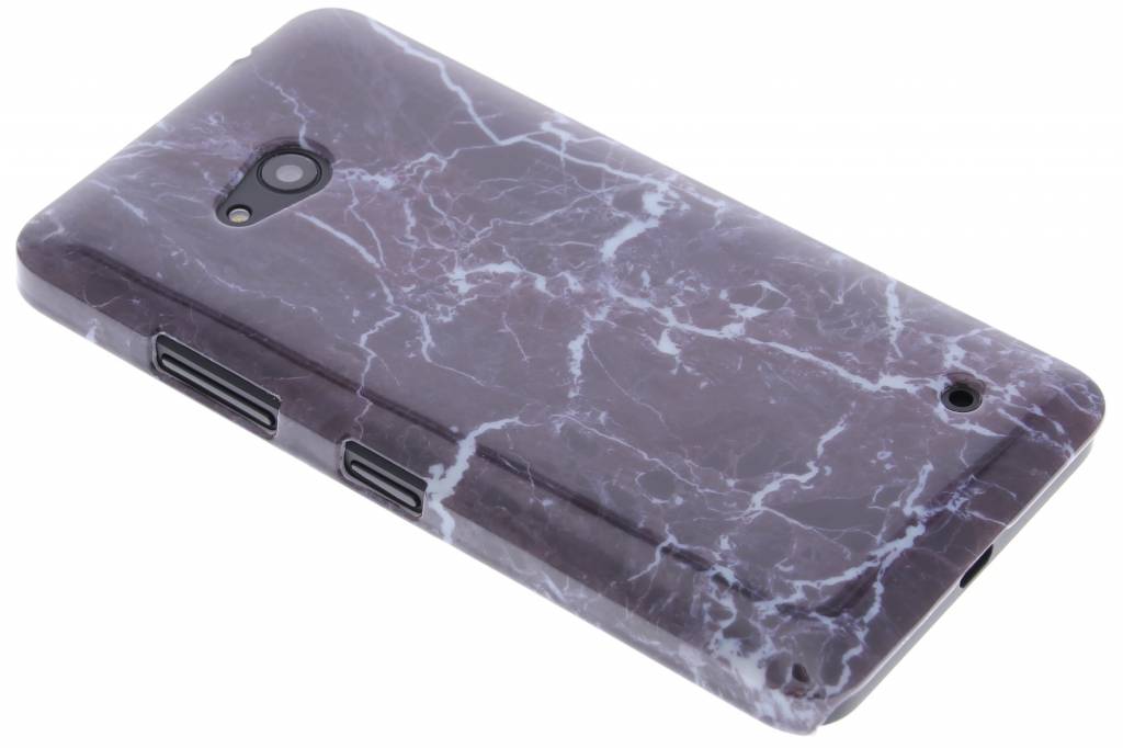 Image of Donkerpaars marmer hardcase hoesje voor de Microsoft Lumia 640