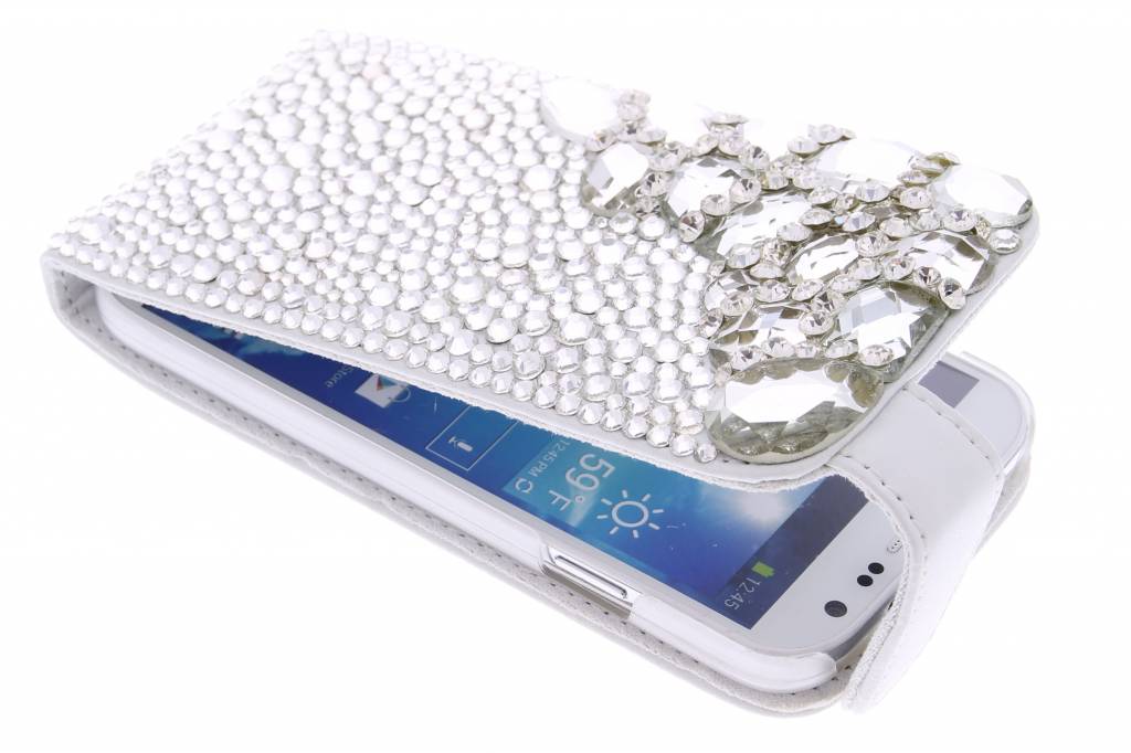 Image of Glazen strass flipcase voor de Samsung Galaxy S4