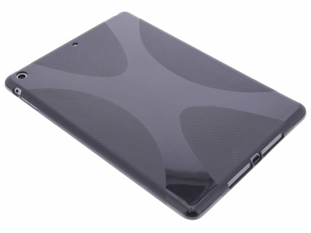 Image of Zwarte X-line TPU tablethoes voor de iPad Air