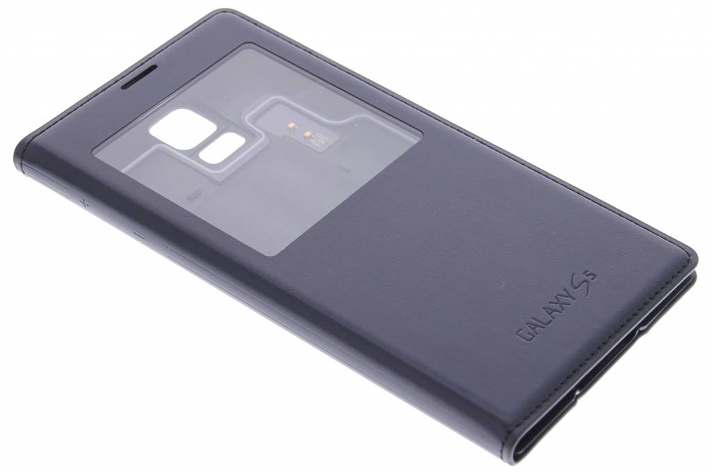 Image of originele S View Cover voor de Galaxy S5 (Plus) - Zwart