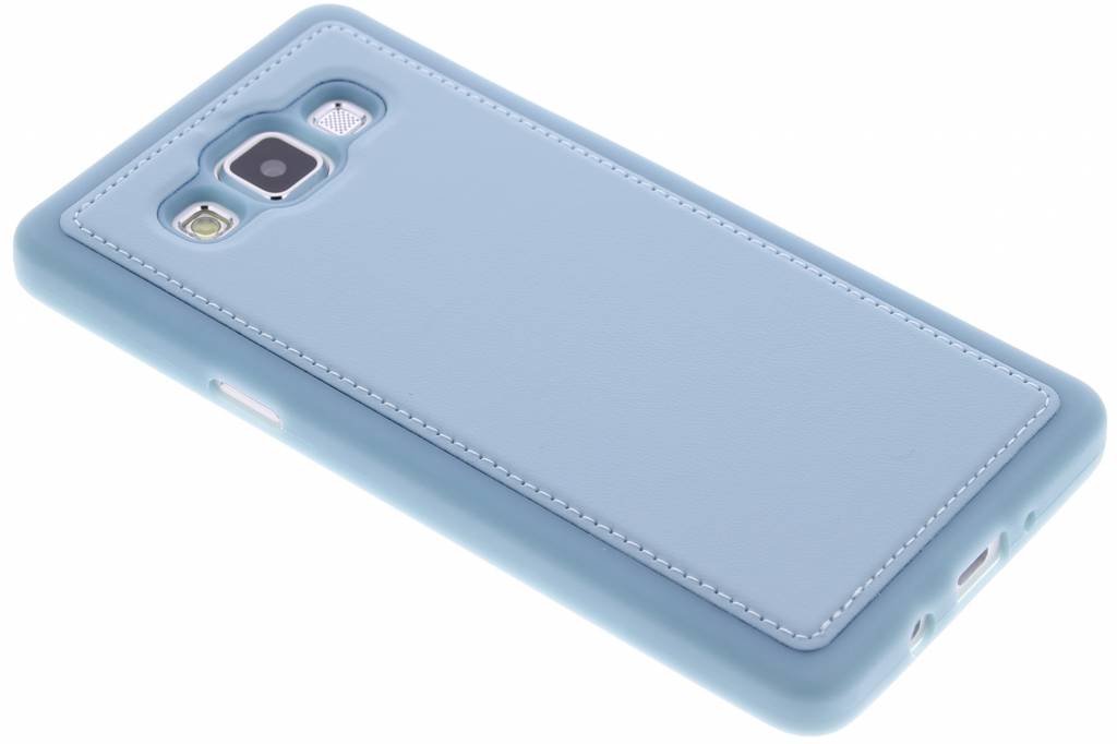 Image of Blauw lederen TPU case voor de Samsung Galaxy A5