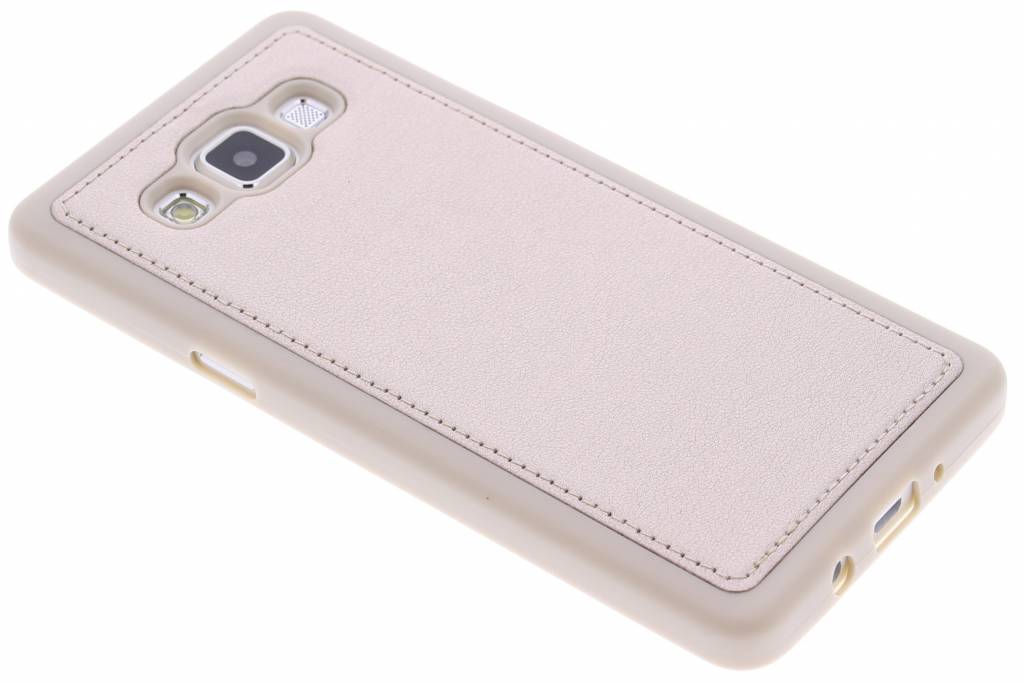 Image of Goud metallic lederen TPU case voor de Samsung Galaxy A5