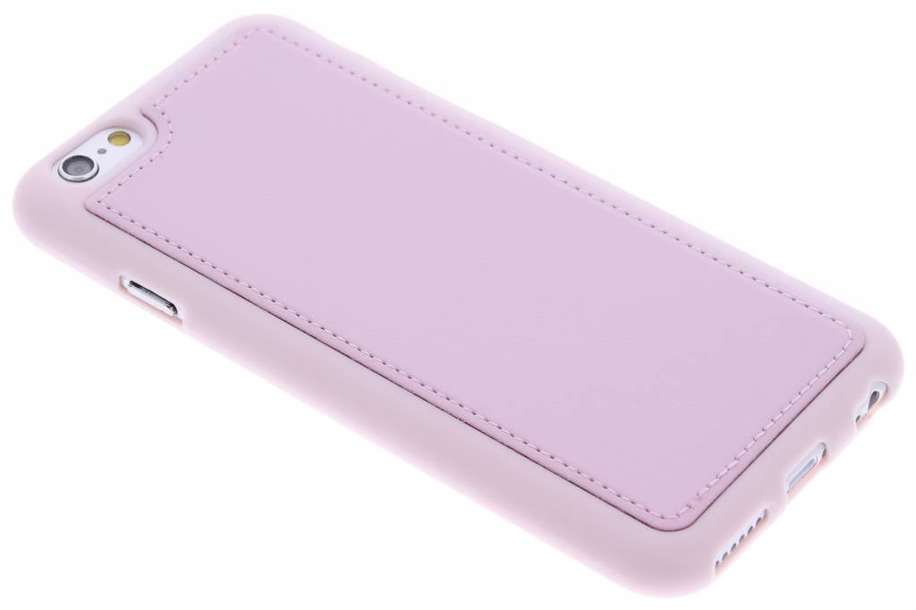 Image of Roze lederen TPU case voor de iPhone 6 / 6s