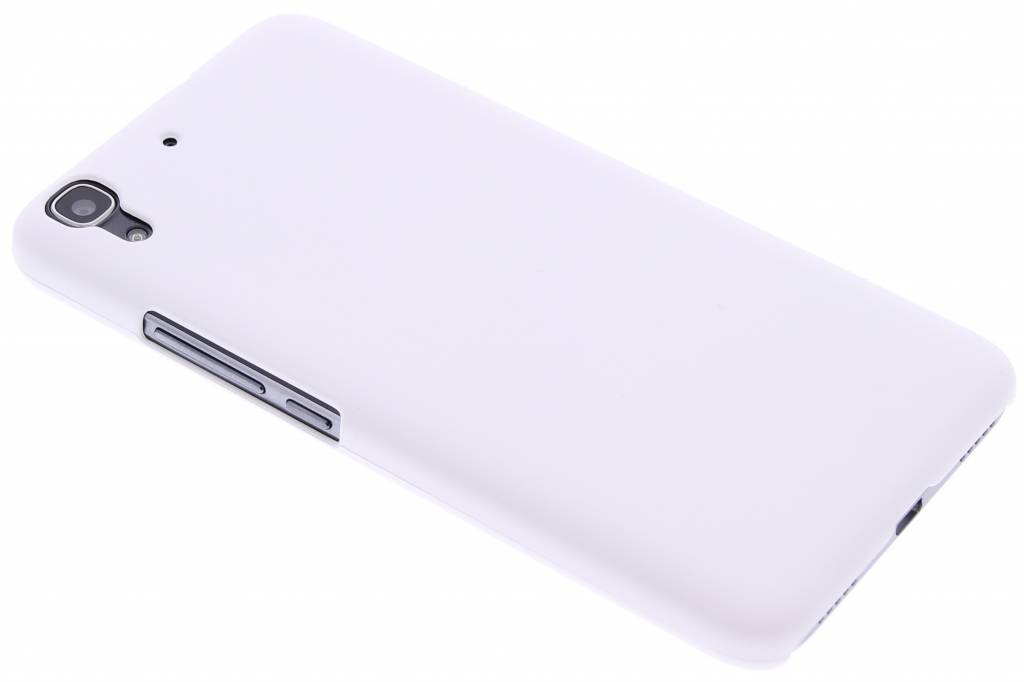 Image of Wit effen hardcase hoesje voor de Huawei Y6