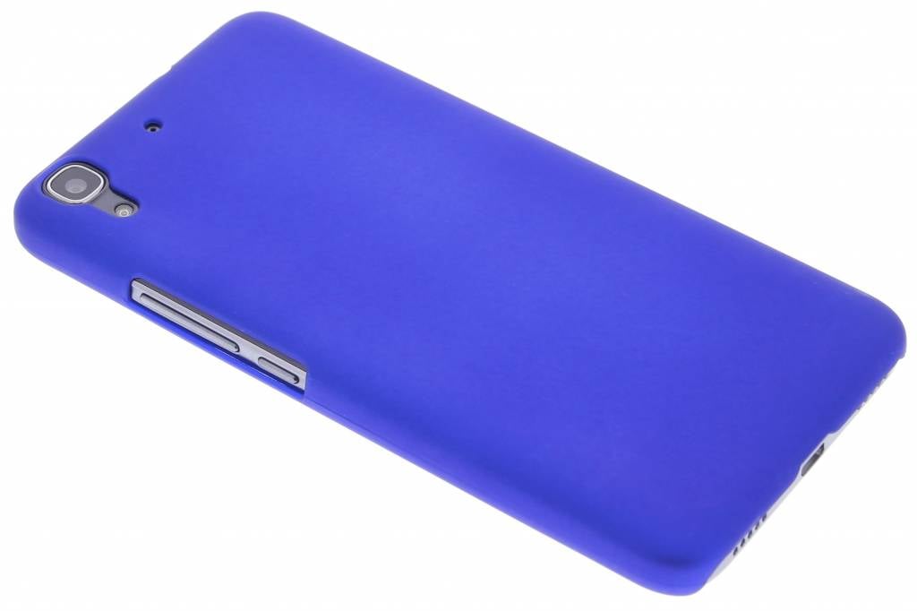Image of Blauw effen hardcase hoesje voor de Huawei Y6