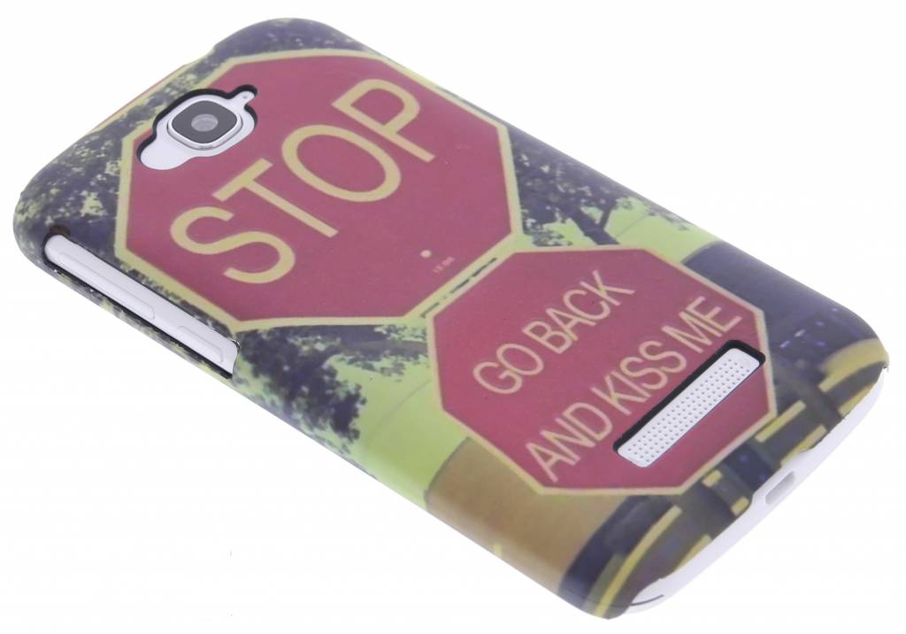 Image of Stop design hardcase hoesje voor de Alcatel One Touch Pop C7