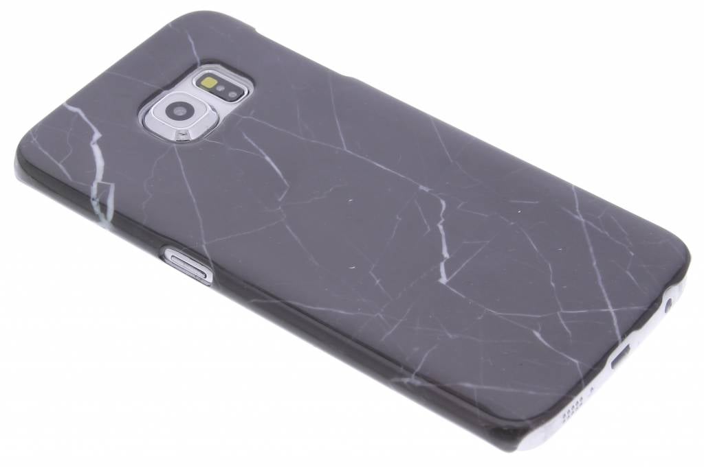 Image of Zwart marmer hardcase hoesje voor de Samsung Galaxy S6 Edge