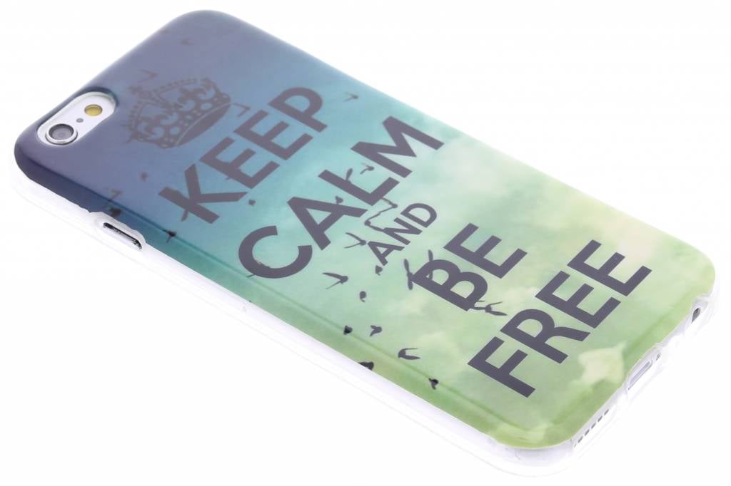 Image of Keep calm design TPU siliconen hoesje voor de iPhone 6 / 6s