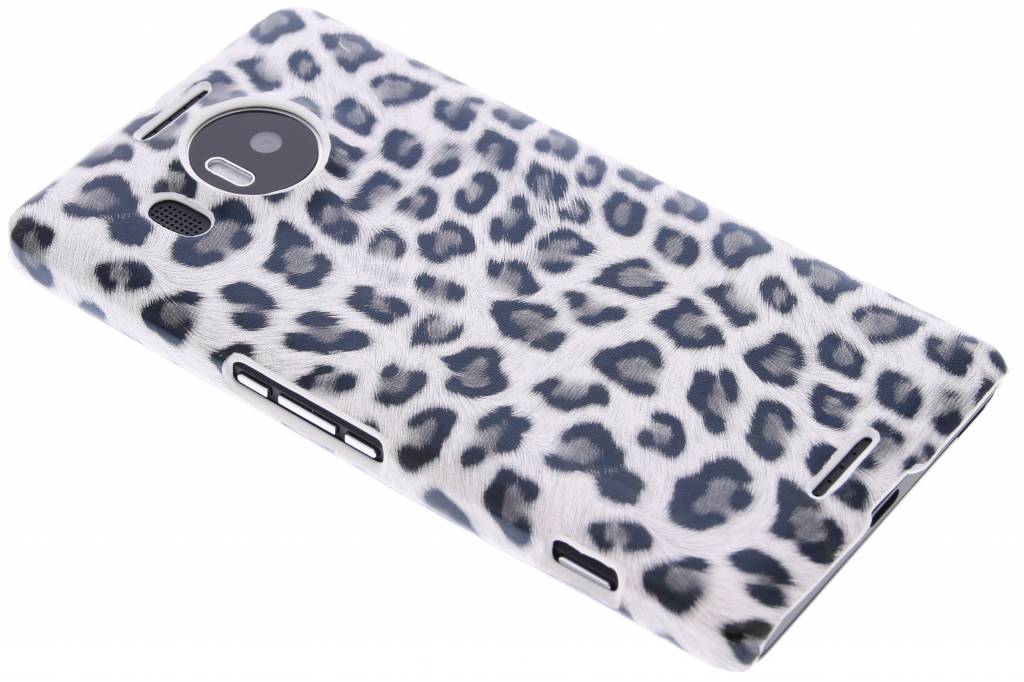 Image of Grijs luipaard design hardcase hoesje voor de Microsoft Lumia 950 XL