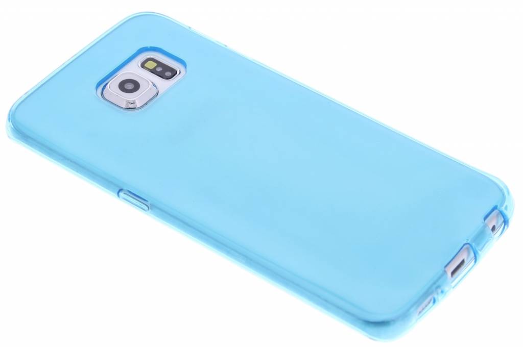 Image of Turquoise transparante gel case voor de Samsung Galaxy S6 Edge