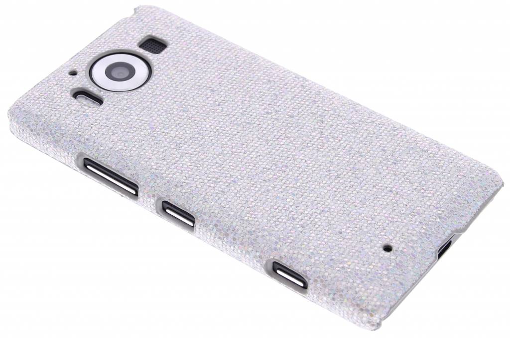 Image of Zilver glamour design hardcase hoesje voor de Microsoft Lumia 950