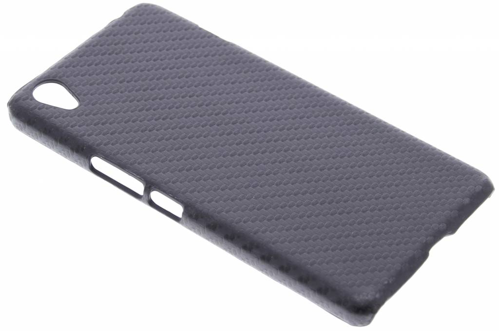 Image of Zwart carbon look hardcase hoesje voor de OnePlus X