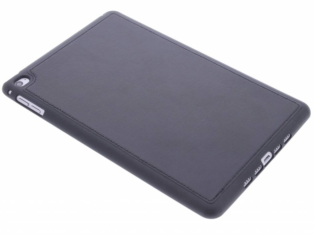 Image of Zwarte lederen TPU tablethoes voor de iPad Mini 4