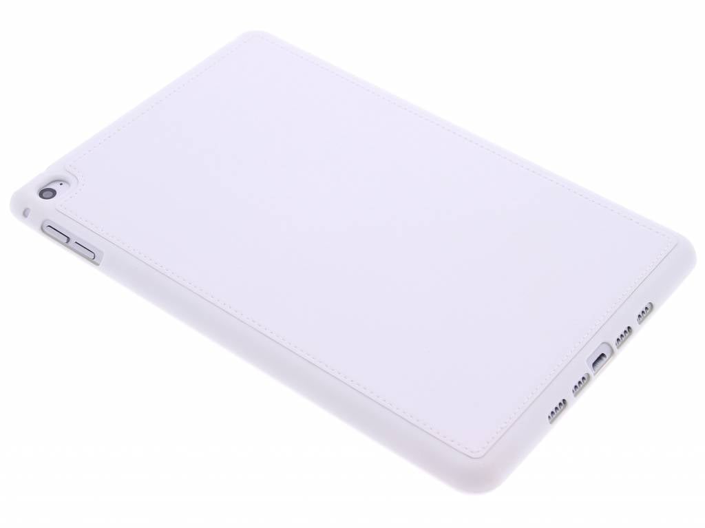 Image of Witte lederen TPU tablethoes voor de iPad Mini 4