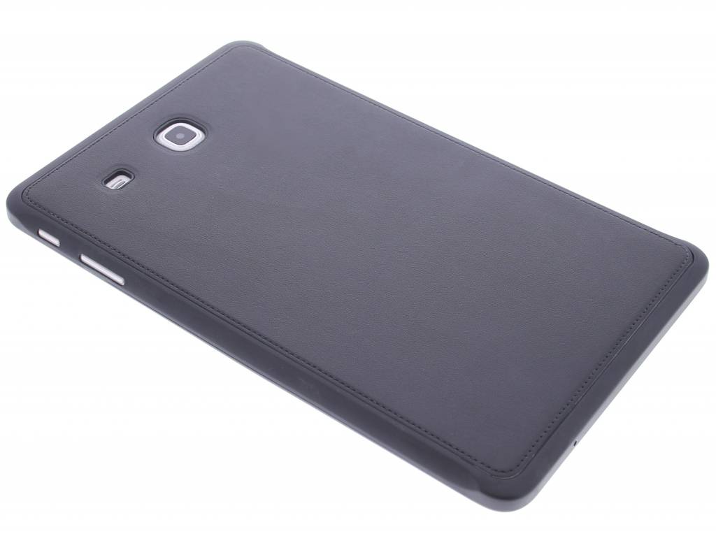 Image of Zwarte lederen TPU tablethoes voor de Samsung Galaxy Tab E 9.6