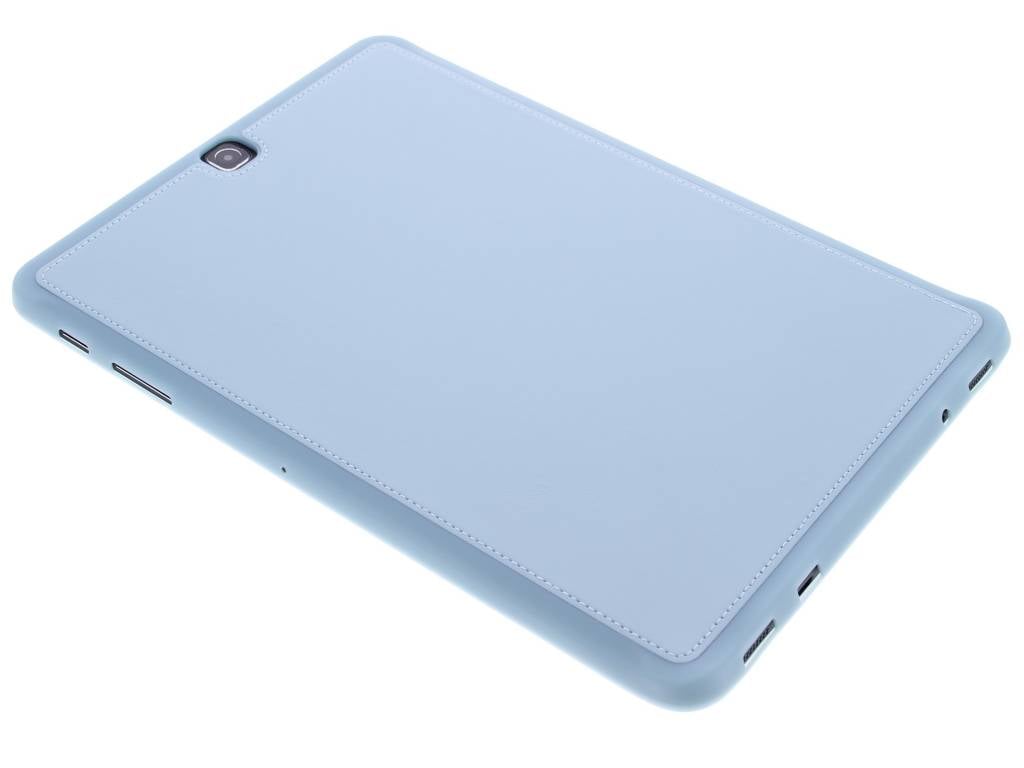 Image of Blauwe lederen TPU tablethoes voor de Samsung Galaxy Tab S2 9.7