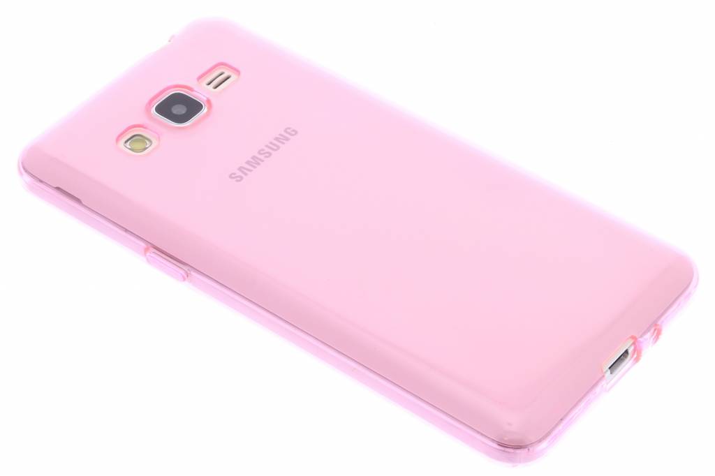 Image of Roze transparante gel case voor de Samsung Galaxy Grand Prime