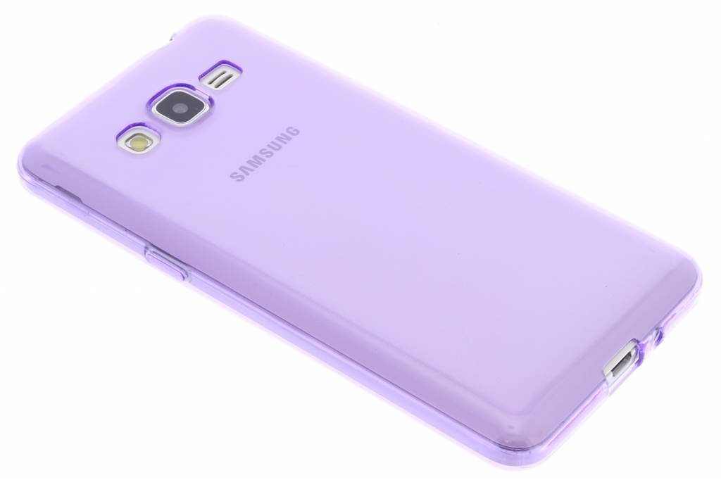 Image of Paarse transparante gel case voor de Samsung Galaxy Grand Prime