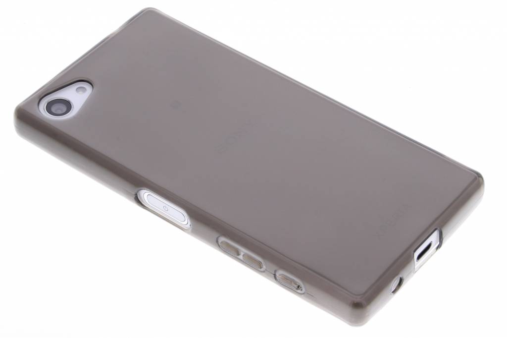 Image of Grijs transparant gel case hoesje voor de Sony Xperia Z5 Compact