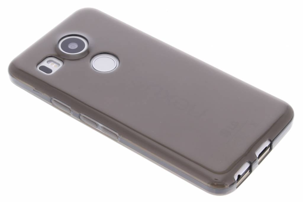 Image of Grijze transparante gel case voor de LG Nexus 5X