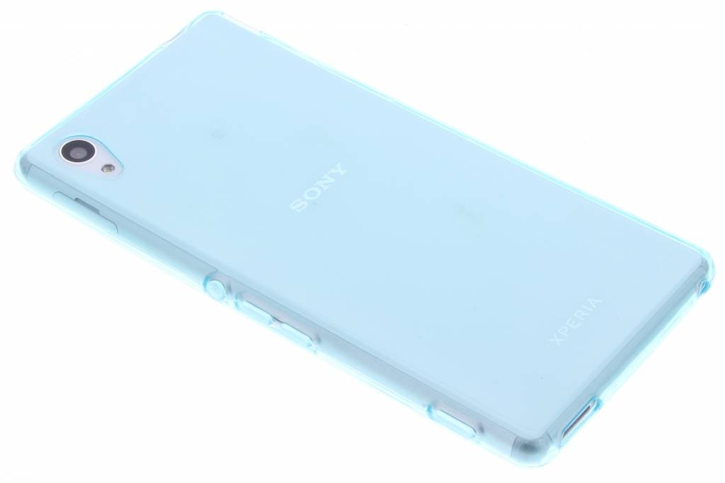 Image of Turquoise transparante gel case voor de Sony Xperia M4 Aqua