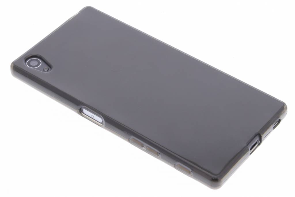 Image of Grijs transparant gel case hoesje voor de Sony Xperia Z5