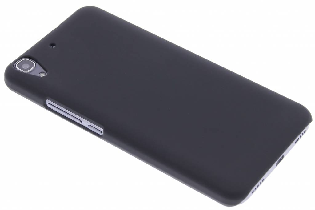 Image of Zwart effen hardcase hoesje voor de Huawei Y6