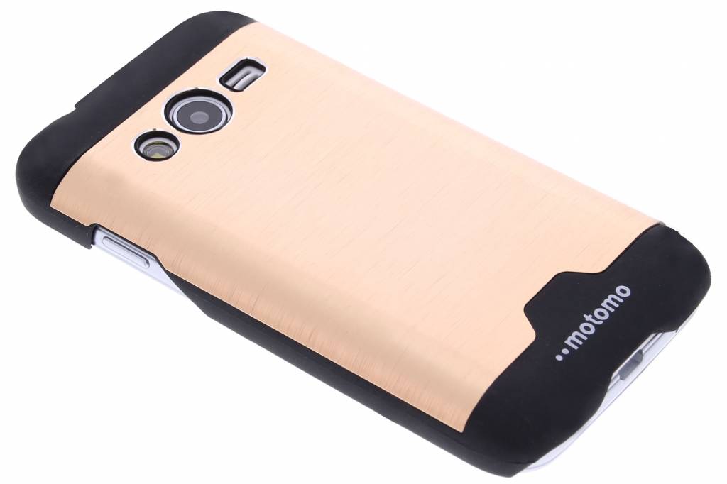 Image of Gouden brushed aluminium hardcase hoesje voor de Samsung Galaxy Trend 2 (Lite)