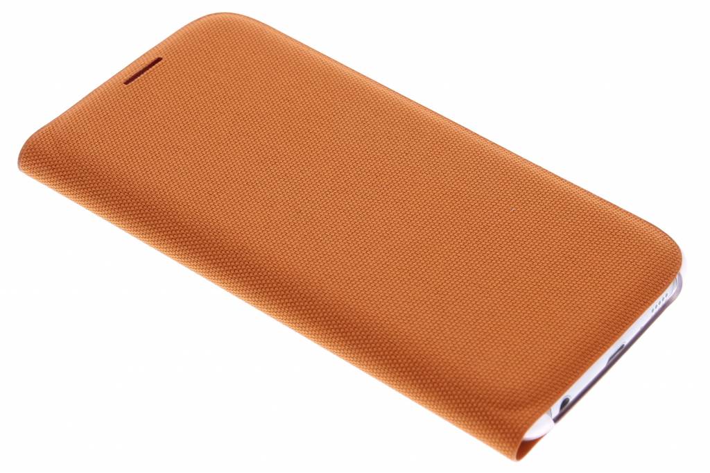 Image of originele Flip Wallet Canvas voor de Galaxy S6 - Oranje