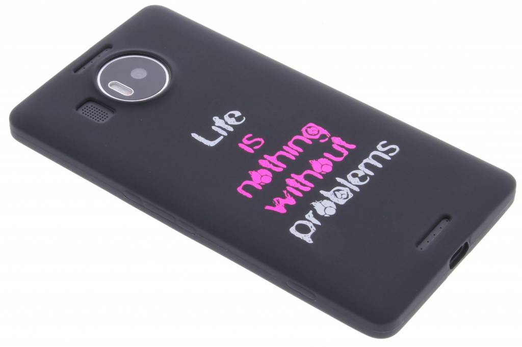 Image of Life problems glow in the dark TPU case voor de Microsoft Lumia 950 XL