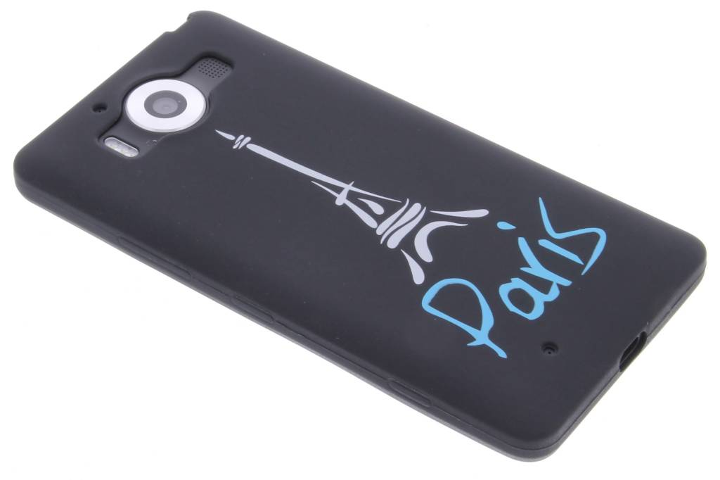 Image of Paris glow in the dark TPU case voor de Microsoft Lumia 950